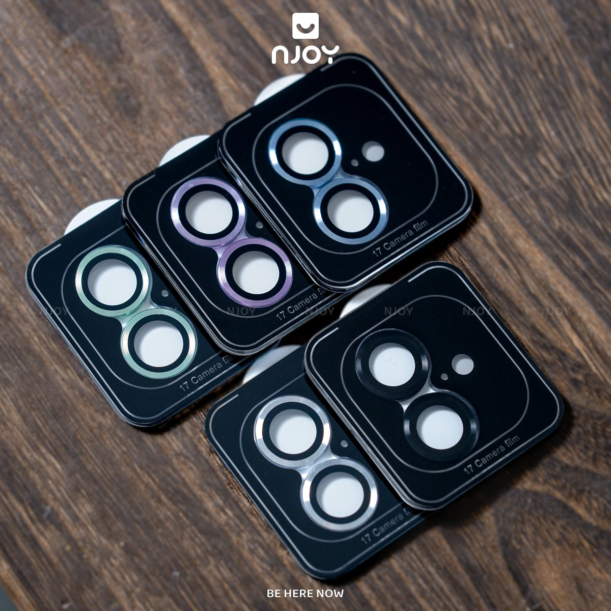 Vòng Cường Lực Camera Khung Tự Dán Nhiều Màu Cho Điện Thoại iPhone 17 Air 16 15 14 13 12 11
