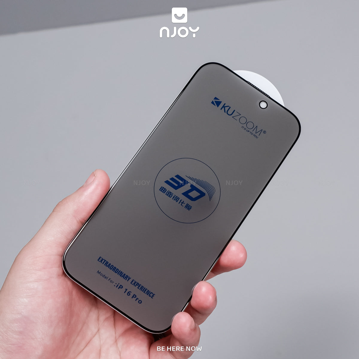 Kính Cường Lực Kuzoom Chống Nhìn Trộm Không Lẹm Viền Cho Điện Thoại iPhone 17 Pro Max 16 15 14 13 12 11