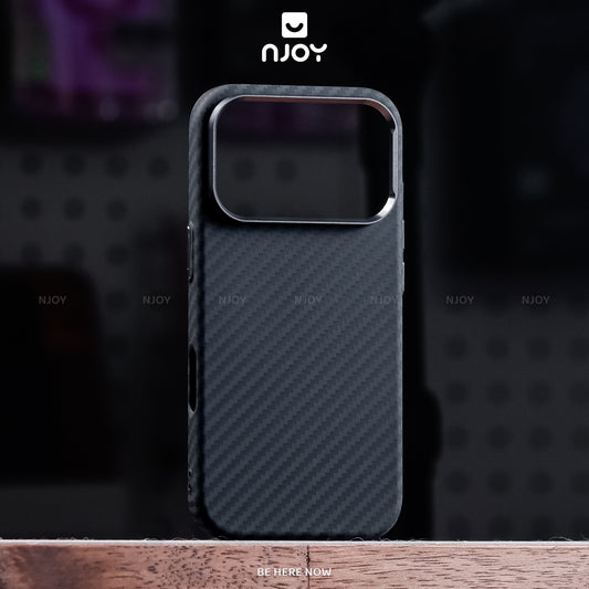 Ốp Carbon Nhám Chống Vân Tay Siêu Mỏng Bảo Vệ Camera Cho Điện Thoại iPhone 17 Pro Max 16 15 14 13