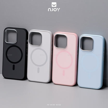 Ốp Nhám Chống Bẩn Magsafe Viền Dẻo Cao Cấp Cho Điện Thoại iPhone 17 Pro Max 16 15