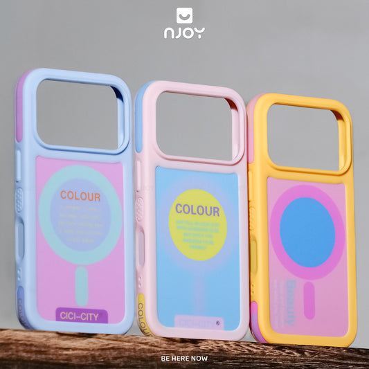 Ốp Chống Bẩn Retro Pop City Chống Sốc Bảo Vệ Camera Cho Điện Thoại iPhone 17 Pro Max 16 15 14 13