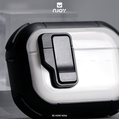 Ốp Vỏ Case Trong Suốt Chống Sốc Khoá Nam Châm Cho Tai Nghe Airpods Pro 3 2 Airpods 4 3