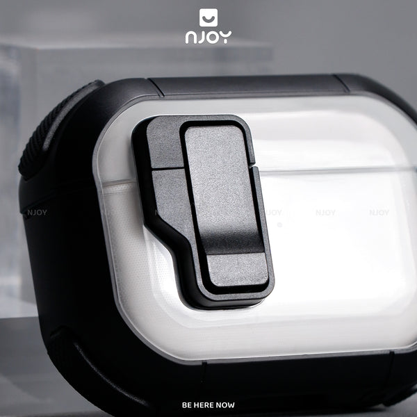 Ốp Vỏ Case Trong Suốt Chống Sốc Khoá Nam Châm Cho Tai Nghe Airpods Pro 3 2 Airpods 4 3
