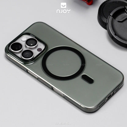 Ốp Magsafe Trong Suốt Thinix Siêu Mỏng Cho iPhone 17 Pro Max 16 15 14 13 12