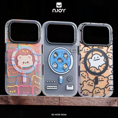 Ốp Lưng Magsafe Hình In Chống Vân Tay Bảo Vệ Camera Cho iPhone 17 Pro Max 16 15 14 13 12