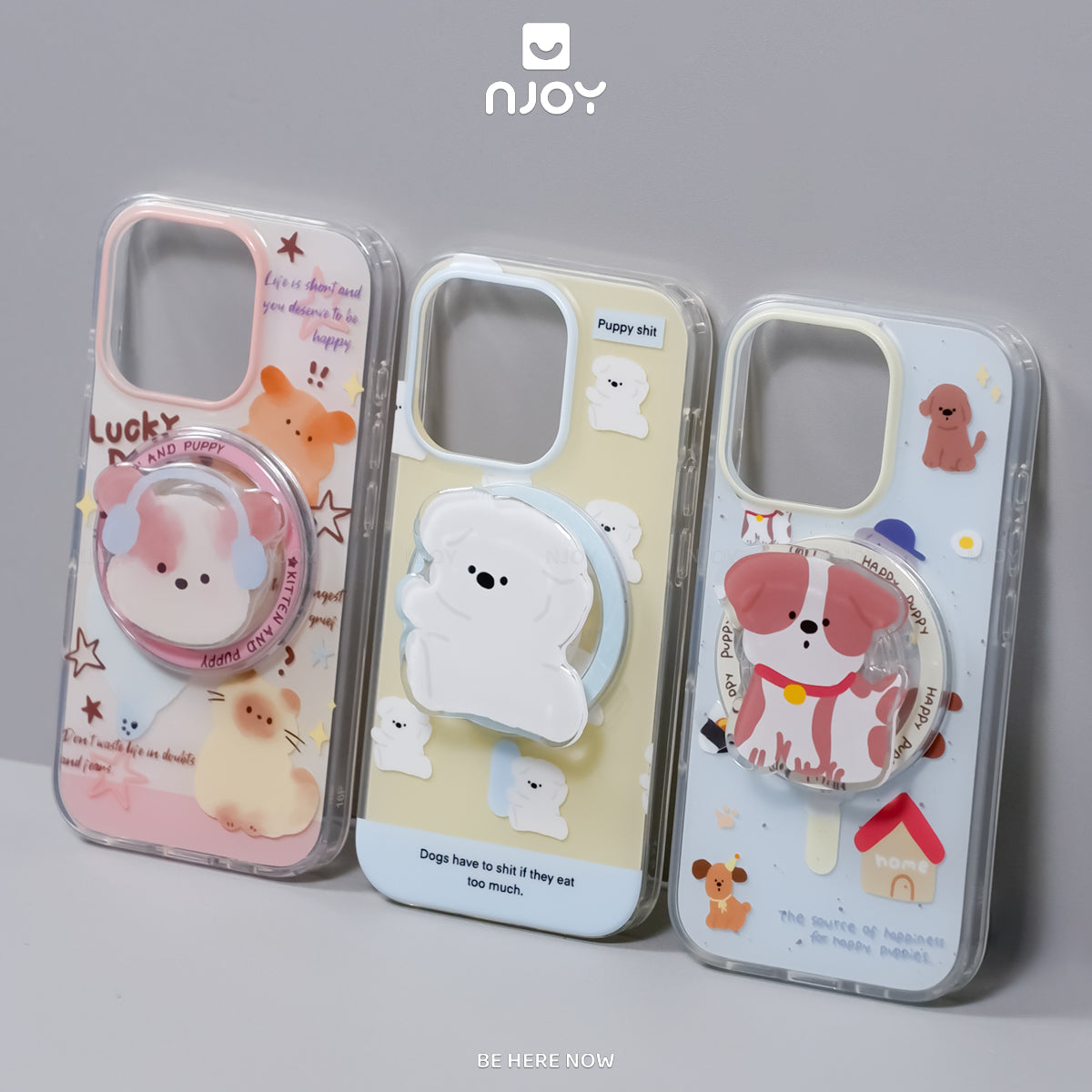 Ốp Magsafe In Hình Thú Cưng Mèo Chó Gấu Cho iPhone 17 Pro Max 16 15 14 13