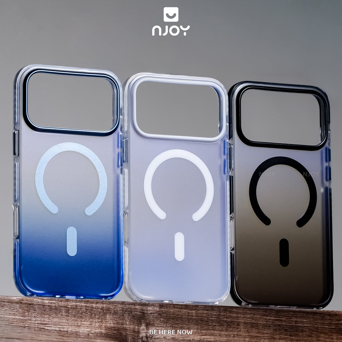 Ốp Magsafe Lưng Nhám Đổi Màu Gradient Ombre Cho iPhone 17 Pro Max 16 15 14 13