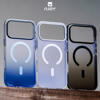 Ốp Magsafe Lưng Nhám Đổi Màu Gradient Ombre Cho iPhone 17 Pro Max 16 15 14 13