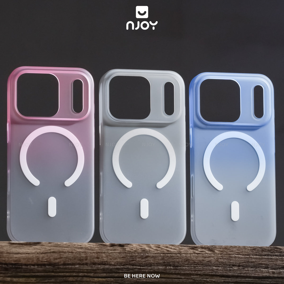 Ốp Siêu Mỏng Nhám Magsafe Màu Gradient Ombre Cho Điện Thoại iPhone 18 Pro Max 17 16 15 14 13