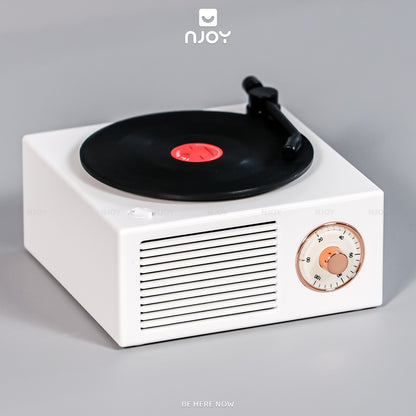 Loa Bluetooth Đĩa Than Để Bàn Trang Trí Phòng Ngủ Mini Quà Tặng Sinh Nhật Valentine