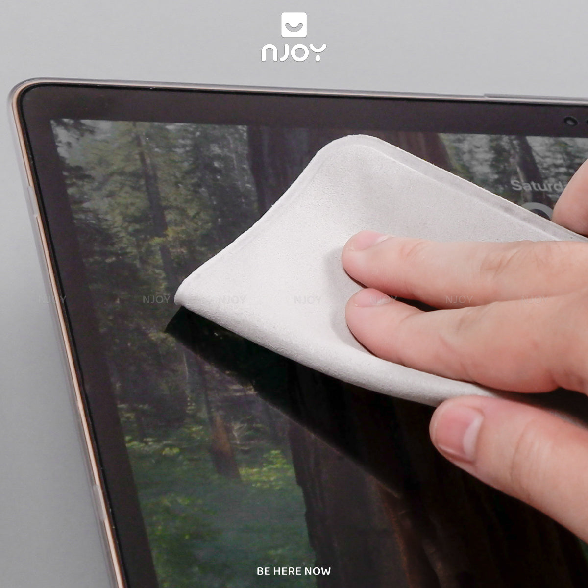 Khăn Lau Màn Hình Microfiber Hai Mặt Cho Màn Hình Điện Thoại Laptop Máy Tính Apple Samsung