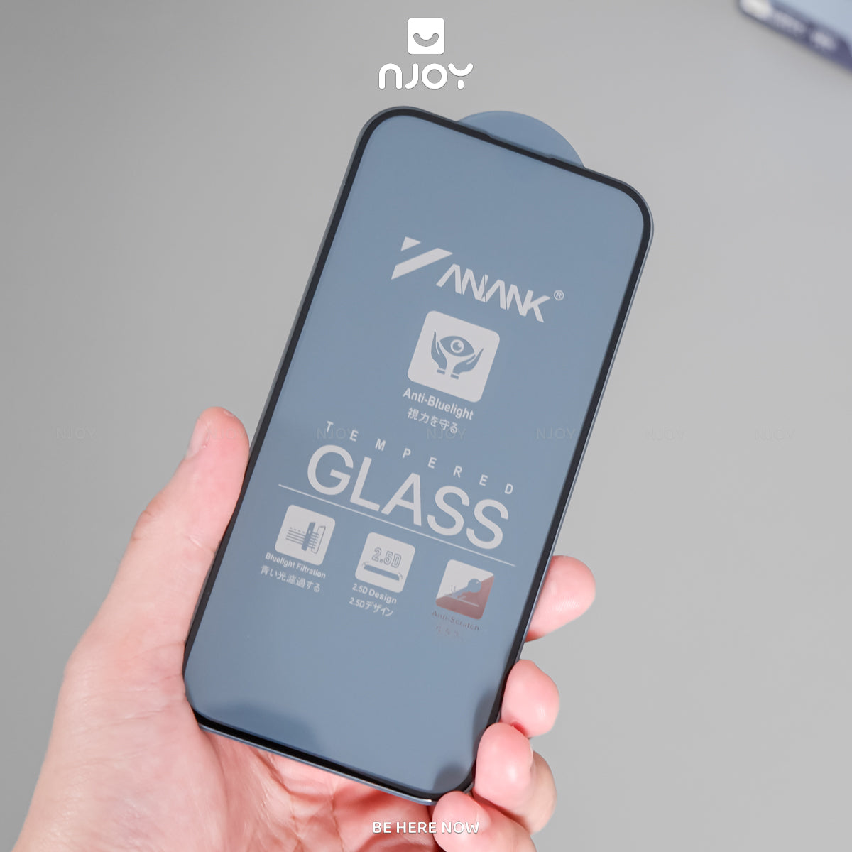 Kính Cường Lực Anank Chống Ánh Sáng Xanh 2.5D Cho iPhone 18 Pro Max 17 16 15 14 13 12