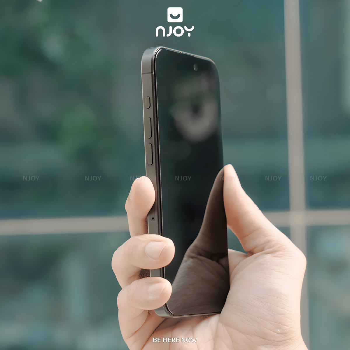 Kính Cường Lực Hoda Khung Tự Dán Chống Nhìn Trộm 3D Cho iPhone 17 Pro Max 16 15 14