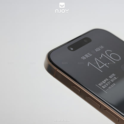 Kính Cường Lực Hoda Khung Tự Dán Chống Nhìn Trộm 3D Cho iPhone 17 Pro Max 16 15 14