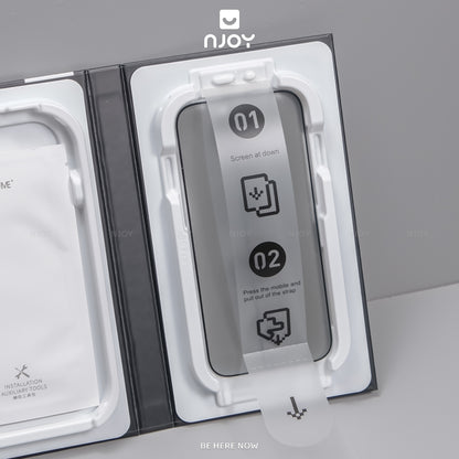 Kính Cường Lực Tự Dán Chống Trộm Chống Vân Tay Wekome 6D Cho Điện Thoại iPhone 17 Pro Max 16 15 14