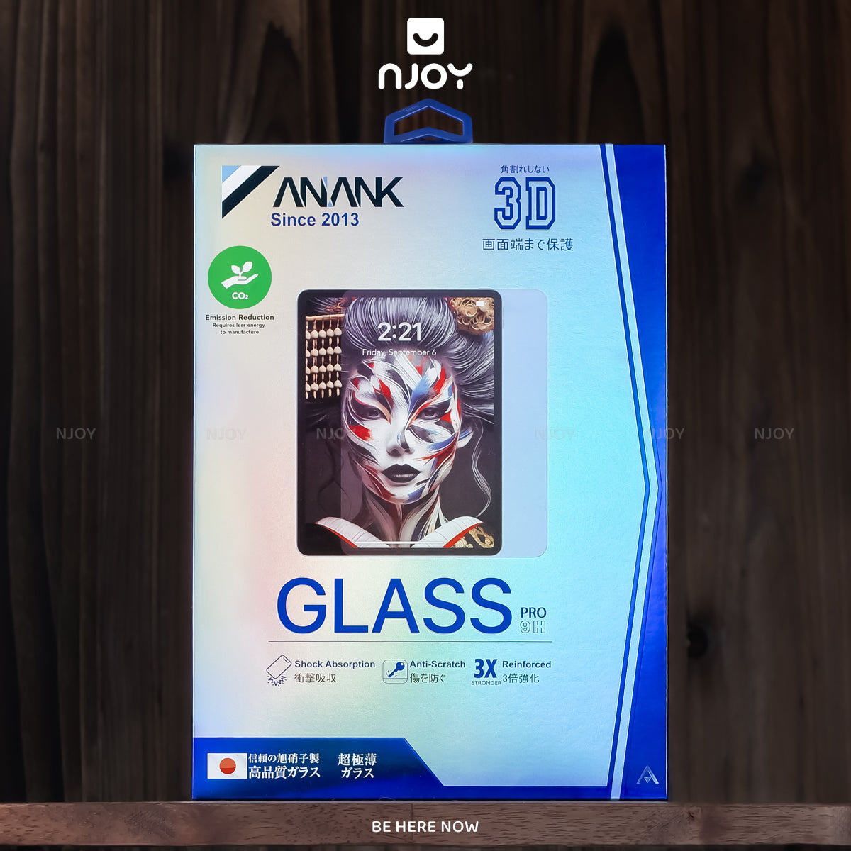 Kính Cường Lực iPad Trong Suốt Anank Cao Cấp Cho iPad Pro M1 M4 Air 5 Air 6 Mini 7 6 Gen 11 10 9 8 7