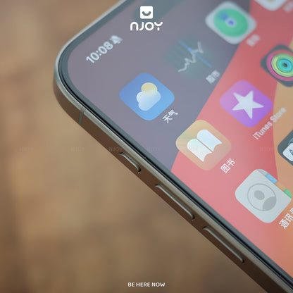 Kính Cường Lực Hoda Trong Suốt 2.5D Khung Tự Dán Cho iPhone 17 Pro Max 16 15 14