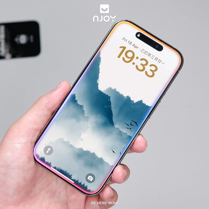 Kính Cường Lực Trong Suốt Không Viền Đen Wekome Có Lưới Loa Cho Điện Thoại iPhone 17 Pro Max 16 15 14