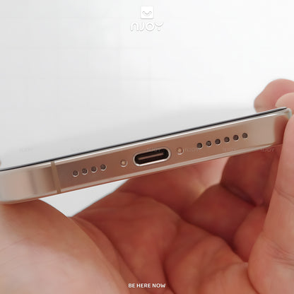 Kính Cường Lực Hoda Trong Suốt 3D Khung Tự Dán Cho iPhone 17 Pro Max 16 15