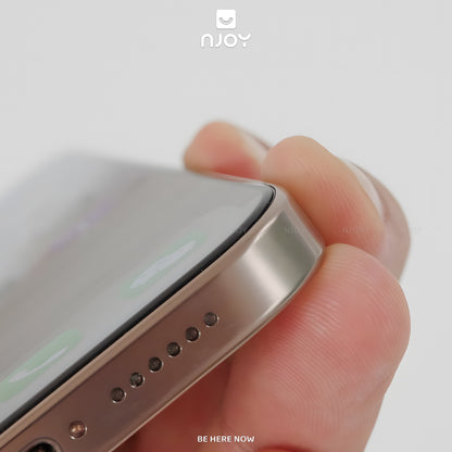 Kính Cường Lực Hoda Trong Suốt 3D Khung Tự Dán Cho iPhone 17 Pro Max 16 15