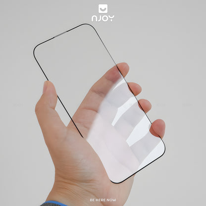 Kính Cường Lực Hoda Trong Suốt 3D Khung Tự Dán Cho iPhone 17 Pro Max 16 15