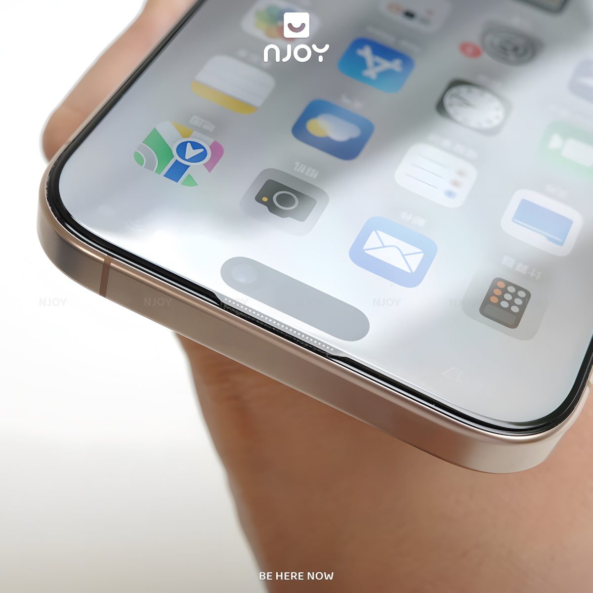 Kính Cường Lực Hoda Trong Suốt 3D Khung Tự Dán Cho iPhone 17 Pro Max 16 15