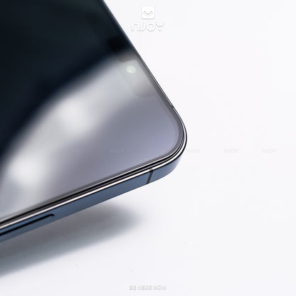 Kính Cường Lực Trong Suốt Khung Dán Cho iPhone 17 Pro Max 16 15 14 13 12 11