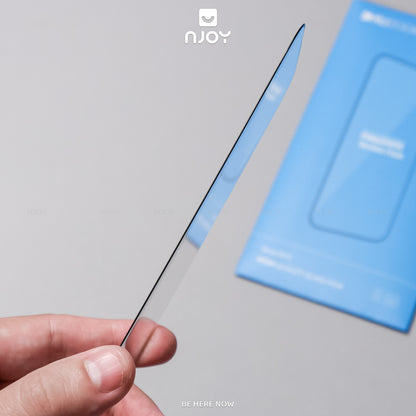 Kính Cường Lực Kuzoom Trong Suốt Không Lẹm Viền Cho Điện Thoại iPhone 17 Pro Max 16 15 14 13 12 11