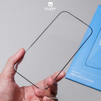 Kính Cường Lực Kuzoom Trong Suốt Không Lẹm Viền Cho Điện Thoại iPhone 17 Pro Max 16 15 14 13 12 11