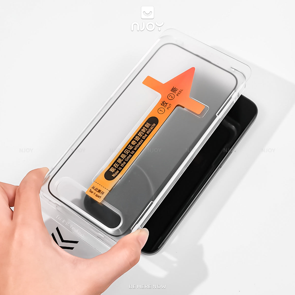 Kính Cường Lực Trong Suốt Chống Bụi Khung Dán Cho iPhone 17 Pro Max 16 15 14 13 12 11