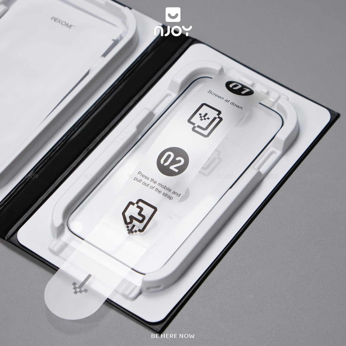 Kính Cường Lực Tự Dán Trong Suốt Wekome 6D Corning Magic Box Cho Điện Thoại iPhone 17 Pro Max 16 15 14