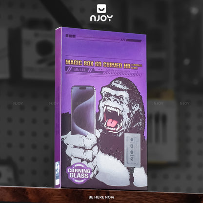 Kính Cường Lực Tự Dán Trong Suốt Wekome 6D Corning Magic Box Cho Điện Thoại iPhone 17 Pro Max 16 15 14