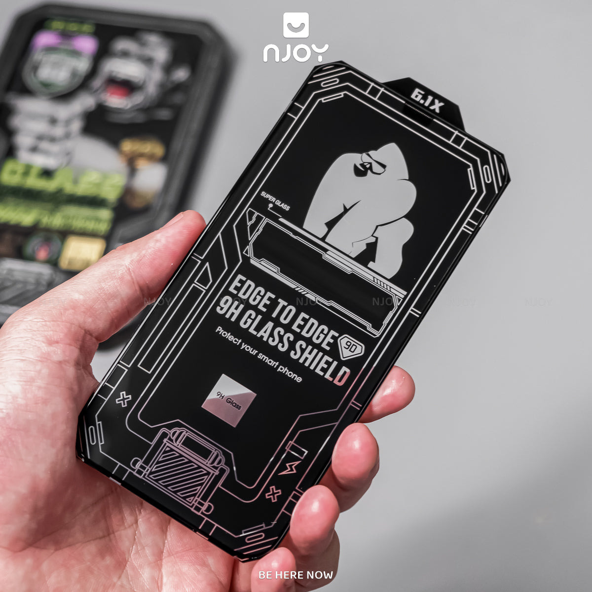 Kính Cường Lực Wekome Kingkong Trong Suốt 9D  Cho iPhone 17 Pro Max 16 15 14 13 12 11