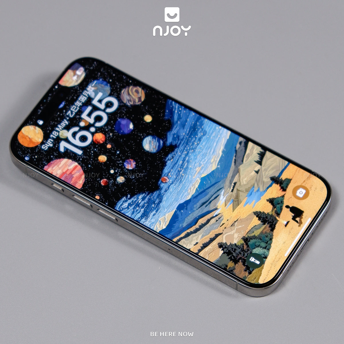 Kính Kuzoom Trong Suốt Chống Trộm Chống Vân Tay Cho Điện Thoại iPhone 17 Pro Max 15 14 13 12 11