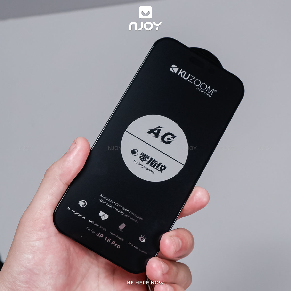 Kính Kuzoom Trong Suốt Chống Trộm Chống Vân Tay Cho Điện Thoại iPhone 17 Pro Max 15 14 13 12 11