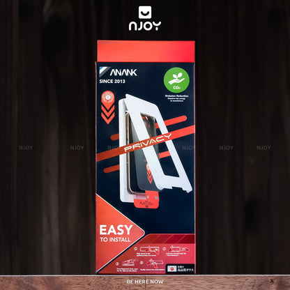 Kính Cường Lực Tự Dán Chống Trộm Anank 2.5D Cao Cấp Cho Điện Thoại iPhone 17 Pro Max 16 15 14 13