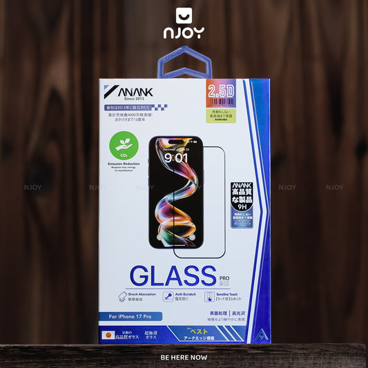 Kính Cường Lực Anank Trong Suốt 2.5D Cho iPhone 17 Pro Max 16 15 14 13 12 11