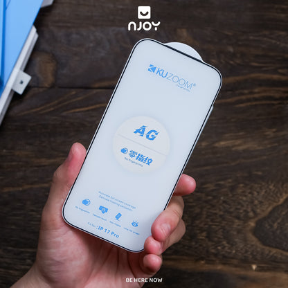 Kính Kuzoom Trong Suốt Chống Trộm Chống Vân Tay Cho Điện Thoại iPhone 17 Pro Max 15 14 13 12 11