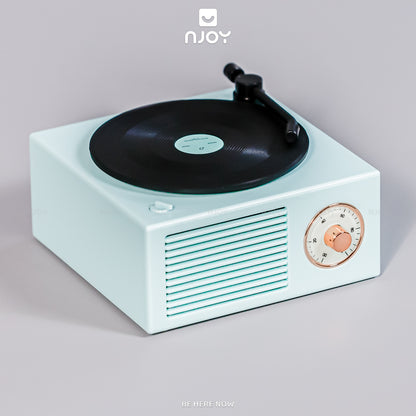 Loa Bluetooth Đĩa Than Để Bàn Trang Trí Phòng Ngủ Mini Quà Tặng Sinh Nhật Valentine