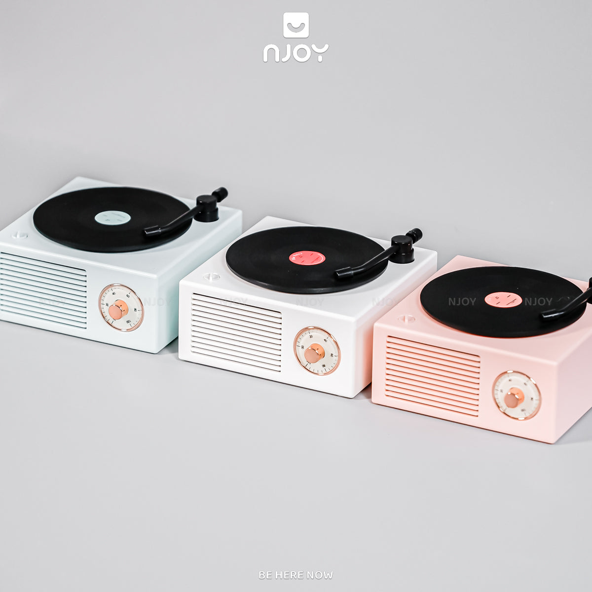 Loa Bluetooth Đĩa Than Để Bàn Trang Trí Phòng Ngủ Mini Quà Tặng Sinh Nhật Valentine