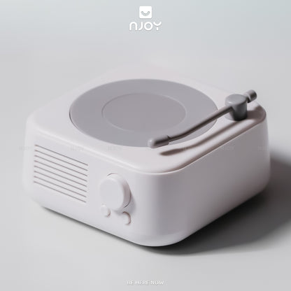 Loa Bluetooth Đĩa Than Xoay Nhỏ Gọn Trang Trí Bàn Làm Việc Quà Tặng Sinh Nhật Valentine