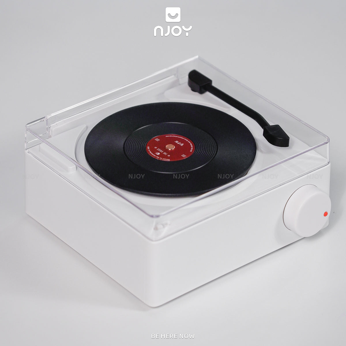 Loa Bluetooth Vintage Đĩa Than Xoay Trong Suốt Để Bàn Trang Trí Phòng Ngủ Quà Tặng