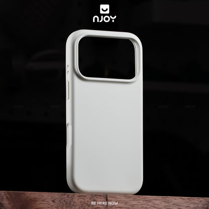 Ốp Silicon Chống Bẩn Hỗ Trợ Sạc Không Dây Chất Liệu Lót Nhung Bảo Vệ Camera Cho iPhone 13 14 15 16 Pro Max Njoyshop