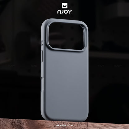 Ốp Silicon Chống Bẩn Hỗ Trợ Sạc Không Dây Chất Liệu Lót Nhung Bảo Vệ Camera Cho iPhone 13 14 15 16 Pro Max Njoyshop