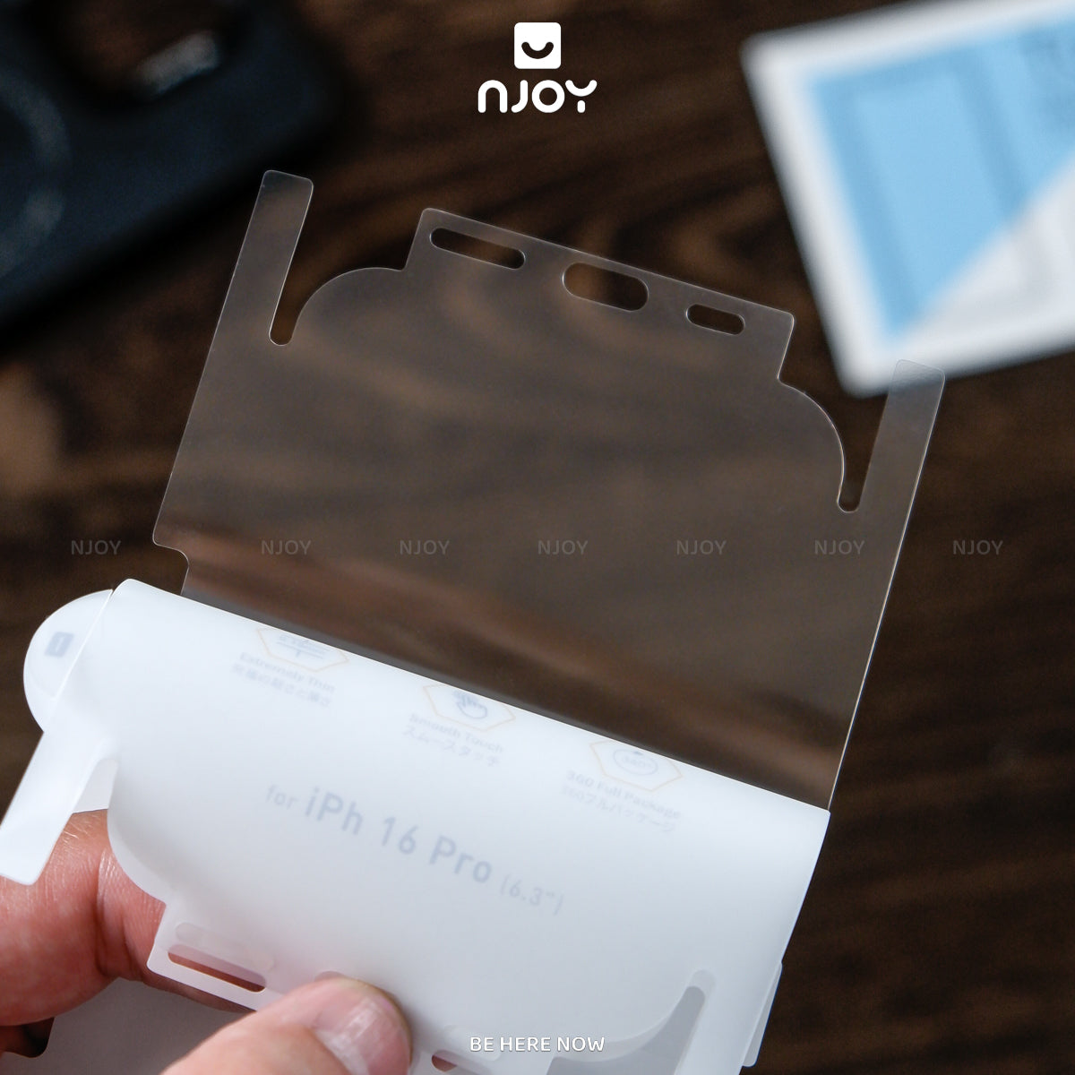 Miếng Dán PPF Nhám Chống Vân Tay Cho Điện Thoại iPhone 16 Pro Max 15 14 13 12 11 Njoyshop