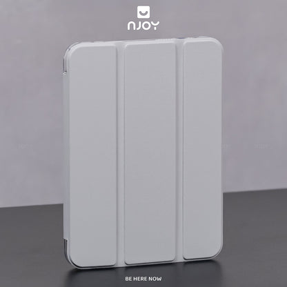 Ốp iPad Trong Suốt Chống Sốc Có Khay Đựng Bút Cho iPad Pro M4 M2 M1 Gen 11 10 Air 7 6 5 4 Mini 7 6