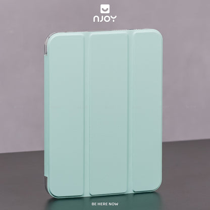 Ốp iPad Trong Suốt Chống Sốc Có Khay Đựng Bút Cho iPad Pro M4 M2 M1 Gen 11 10 Air 7 6 5 4 Mini 7 6