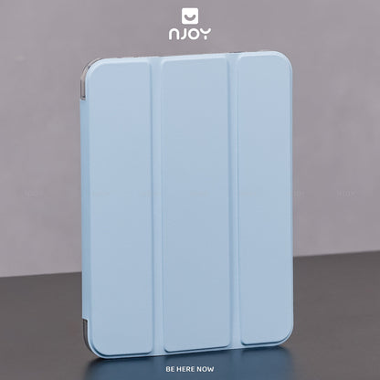 Ốp iPad Trong Suốt Chống Sốc Có Khay Đựng Bút Cho iPad Pro M4 M2 M1 Gen 11 10 Air 7 6 5 4 Mini 7 6