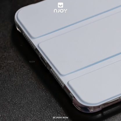 Ốp iPad Trong Suốt Chống Sốc Có Khay Đựng Bút Cho iPad Pro M4 M2 M1 Gen 11 10 Air 7 6 5 4 Mini 7 6