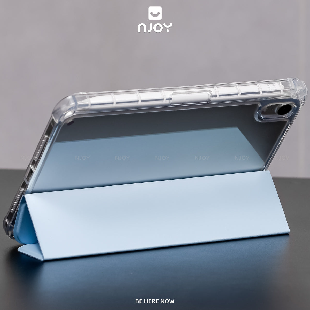 Ốp iPad Trong Suốt Chống Sốc Có Khay Đựng Bút Cho iPad Pro M4 M2 M1 Gen 11 10 Air 7 6 5 4 Mini 7 6